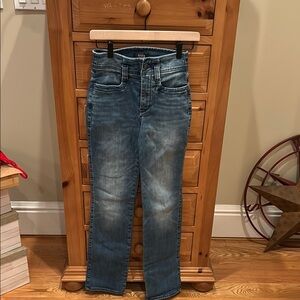 NYDJ Marilyn Straight Leg Jeans Medium Wash size 0